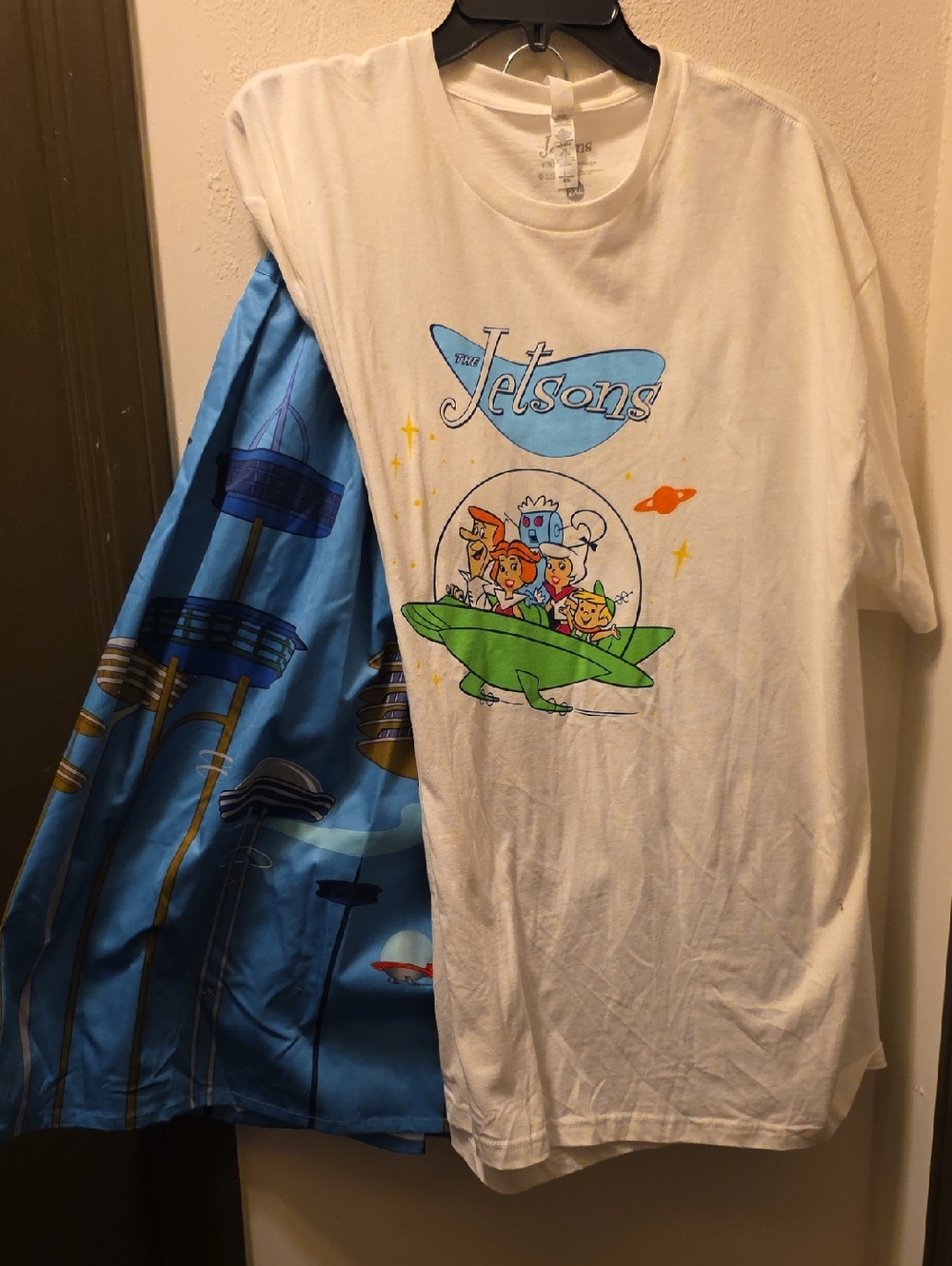 Unique Vintage The Jetsons Graphic Tee And Skirt Set. 2X.  NWT